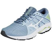 Mizuno Damen Wave Equate 6 (W) Laufschuhe, Subduedb White Neolime, 40.5 EU