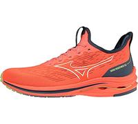 Mizuno Damen Wave Rider Neo 2 (W) Laufschuhe, Neonflamme/Weiß/Vintage Indigo, 40 EU