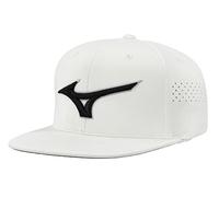 Mizuno Damen Tour Flat Snapback Golfmütze, weiß/schwarz, Einheitsgröße