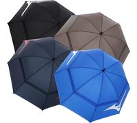 Mizuno Twin Canopy Umbrella Regenschirm navy/rot 1
