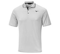 Mizuno Herren bewegen Tech Quick Dry Kragen Polo-Hemd - Light Grau - XXL