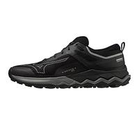 Mizuno Herren Wave Ibuki 4 GTX Trail Running Shoe, Schwarz, Metallic, Grau, dunkler Schatten, 46.5 EU