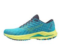 Mizuno Herren Wave Inspire 19 Running, Jblue Bolt2neon Luminous, 46.5 EU