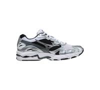 Mizuno - Lifestyle-Schuhe - Herren - S.L.Wave Rider 10 - S.L.Wave Rider 10 White/Silver/Black für Herren aus Leder - Größe 8 UK - Weiß Weiß 8 UK