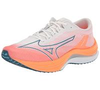 Mizuno Men's Wave Rebellion Flash Running Shoe, Weiß/Silber, 46.5 EU
