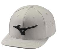 Mizuno Tour Flat Snapback Herren Cap, grau