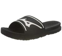 Mizuno Unisex Relax Slide 2 Dusch Badeschuhe, Schwarz Weiss, Medium EU
