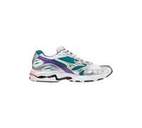 Mizuno Unisex Shoe S.l.wave Rider 10 White/silver/tealblue Größe: 44.5 | Laufschuhe Outlet | Unisex | Weiß
