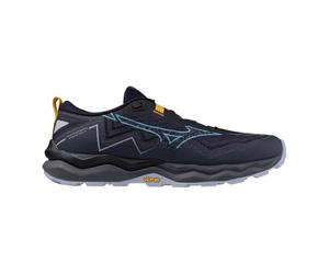 Mizuno Wave Daichi 9 GTX wasserdichte Traillaufschuhe, Baritone Blue Citrus Capri Breeze, 44.5 EU