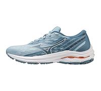 Mizuno Wave Equate 7 Straßen-Laufschuh für Damen, Forget Me Not White Light Orange, 39 EU