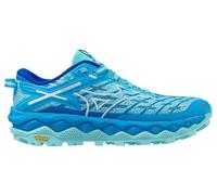 mizuno wave mujin 10 trailrunning schuhe blau koralle damen