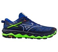 mizuno wave mujin 10 trailrunning schuhe schwarz blau orange herren