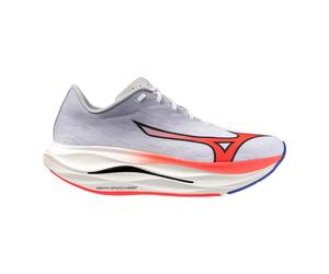 Mizuno Wave Rebellion Flash 3 Wettkampfschuh Herren-weiß, koralle, Größe 42,5