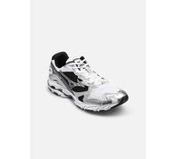 Mizuno - Lifestyle-Schuhe - Herren - S.L.Wave Rider 10 - S.L.Wave Rider 10 White/Silver/Black für Herren aus Leder - Größe 8 UK - Weiß Weiß 8 UK