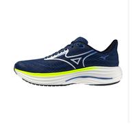 Mizuno Wave Rider 29 Herren Laufschuhe, Estate Blue/White/Lightning Yellow, Kombi Blau Weiß Lightning Ye, 46 EU