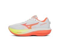 Mizuno Wave Rider 30 Damen 38 Weiß/Orange/Gelb