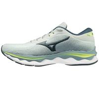 Mizuno Wave Sky 5 Laufschuhe für Herren, Misty Blue/Orion Blue/NeoLime, Größe 44