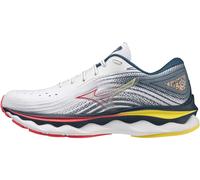 Mizuno Wave Sky 6 Trail Running Sneaker, White/Hibiscus/Buttercup, 38,5 EU, White Hibiscus Buttercup, 38.5 EU