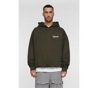 MJ GONZALES MJG Heavy Oversized Hoody Frosted Wings MJG11972 Olive-M