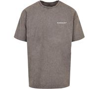 MJ Gonzales T-Shirt Acid Washed Heavy Oversize Tee Asphalt-XL