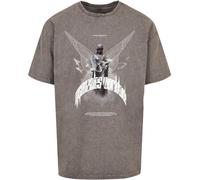 MJ Gonzales T-Shirt Higher Than Heaven V.1 Acid Washed Heavy Oversize Tee Asphalt-XS