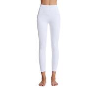 MJGkhiy Damen-Leggins Push Up Sommer Casual Gymnastikhose Elegante Hose Fitnessstudio für Training Elastisch Leggings Hohe Taille Sportleggings Damen Sommer, Weiß, M