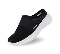 MJIQING Orthopädische Schuhe Damen Sneaker Bedruckt Breite Vermascht Slip On Schlupfschuhe Füße Diabetiker Sommerschuhe Leichte Turnschuhe rutschfest Walkingschuhe Outdoor Sportschuhe