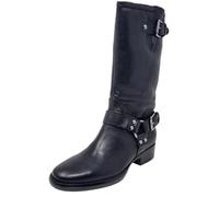 Mjus Chicago Damen Stiefel in Schwarz, Größe 38