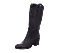 Mjus Damen Stiefel/Westernstiefel Nero Tampa Schwarz Glattleder, Größe:41, Farbauswahl:schwarz