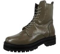 Mjus Schnürboots Lackleder uni Lackboots Schnürstiefelette Schnürboots Leder Damen