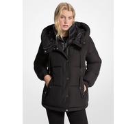 MK Abgesteppte Daunenjacke mit Kapuze - Schwarz - Michael Kors