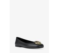 MK Ballerina Milan Aus Leder - Schwarz - Michael Kors