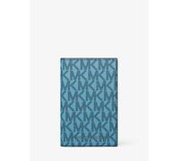 MK Bifold-Kartenetui Hudson Mit Logo - Blau - Michael Kors