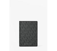 MK Bifold-Kartenetui Hudson mit Signature-Logomuster - Schwarz - Michael Kors