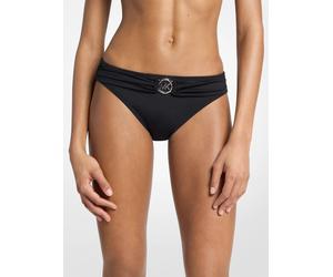 MK Bikinihose mit Logo und Gürtel - Schwarz - Michael Kors