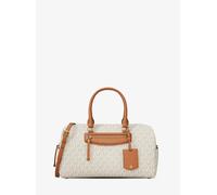 MK Bowling-Umhängetasche Jet Set Travel Medium mit Signature-Logomuster - Natur - Michael Kors