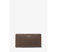 MK Brieftasche Bryant Large Mit Signature-Logomuster Und Druckknopfverschluss - Braun - Michael Kors