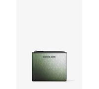 MK Brieftasche Cooper Medium Mit Signature-Logomuster Und Ombré-Effekt - Grün - Michael Kors