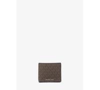 MK Brieftasche Greyson aus Logostoff mit Münzfach - Braun - Michael Kors