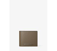 MK Brieftasche Hudson aus gekrispeltem Leder - Grün - Michael Kors
