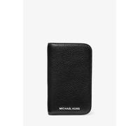 MK Brieftasche Hudson Aus Gekrispeltem Leder - Schwarz - Michael Kors