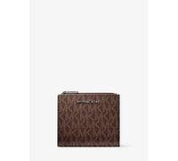 MK Brieftasche Hudson mit Signature-Logomuster - Braun - Michael Kors