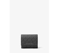 MK Brieftasche Hudson mit Signature-Logomuster - Schwarz - Michael Kors