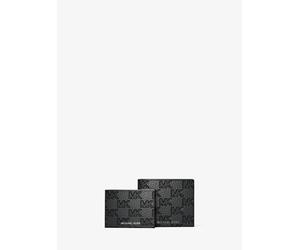 MK Brieftasche Hudson und Ausweishülle aus Leder mit Logoprägung - Schwarz - Michael Kors