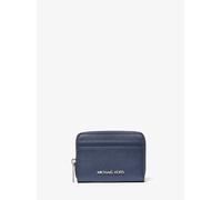 MK Brieftasche Jet Set Travel Medium aus Saffianleder - Blau - Michael Kors