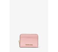 MK Brieftasche Jet Set Travel Medium aus Saffianleder - Rosa - Michael Kors