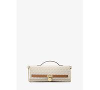 MK Clutch Hamilton Moderne Medium mit Signature-Logomuster - Natur - Michael Kors