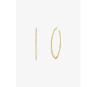 MK Creolen Aus Messing Mit 14-Karätiger Goldbeschichtung Und Pavé - Goldton - Michael Kors