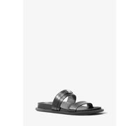 MK Flache Sandale Mandy Aus Leder - Schwarz - Michael Kors