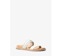 MK Flache Sandale Mandy mit Signature-Logomuster - Natur - Michael Kors